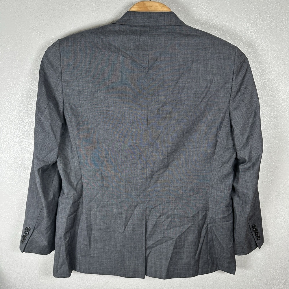 Lauren Ralph Lauren Mens Sz 46Long Blazer Sport Coat Charcoal Gray 2 Button Wool - Picture 5 of 10